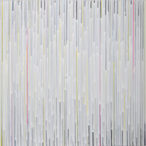 Sharon Swidler, Dancing in the Rain, Acrylic on Panel, 16_x16_